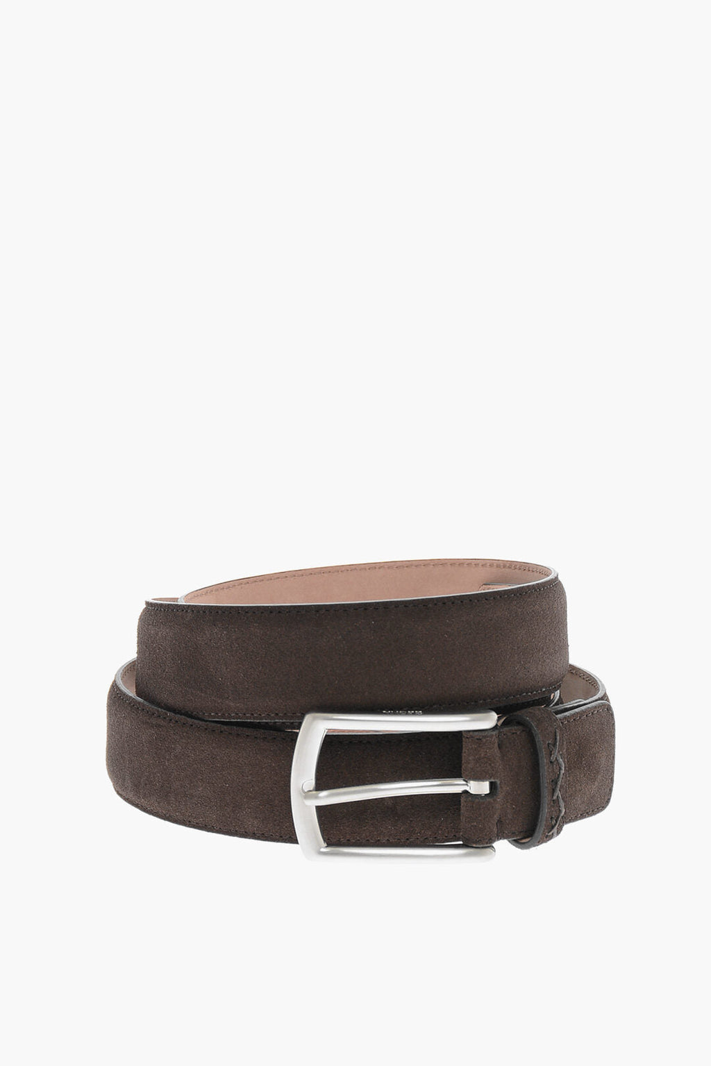0405~Suede Belt with Metal Buckle