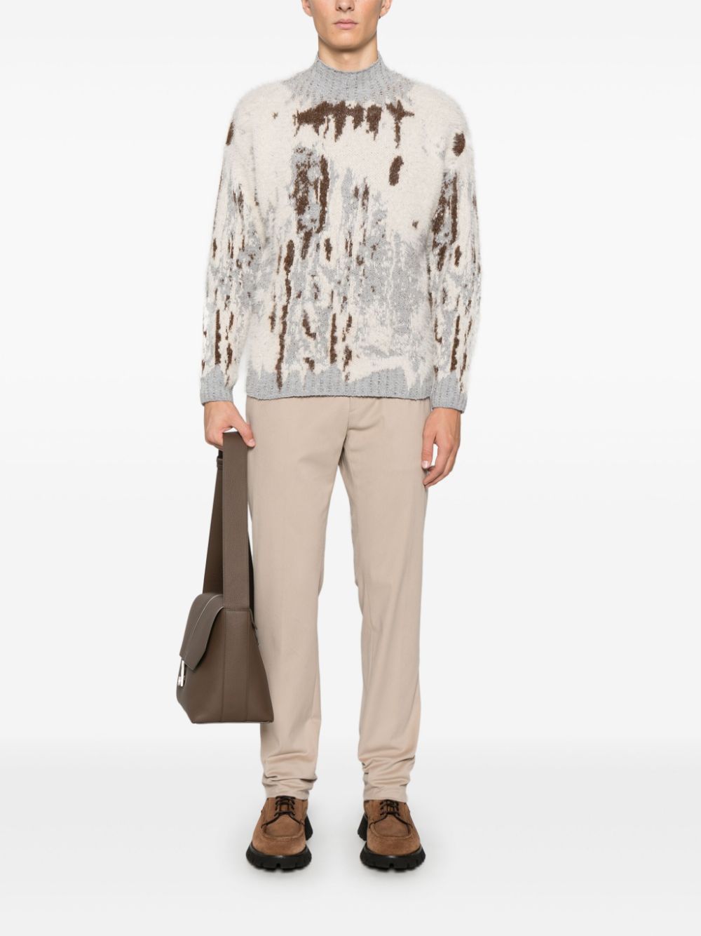 Zegna Winter Chino Pants Beige Men
