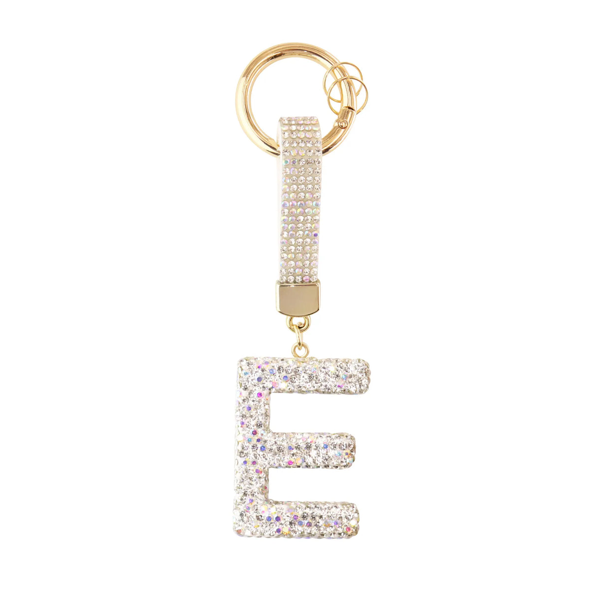 Sparkle Initial – Bag Charm (Silver)